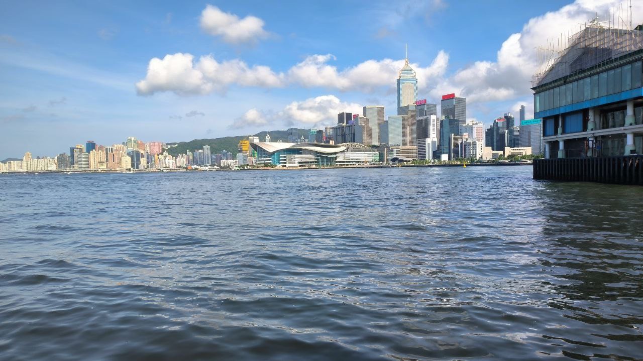 香港維多利亞港城市景觀